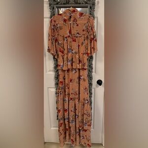 Cinq a Sept Jamie Georgette Floral Tiered Dress